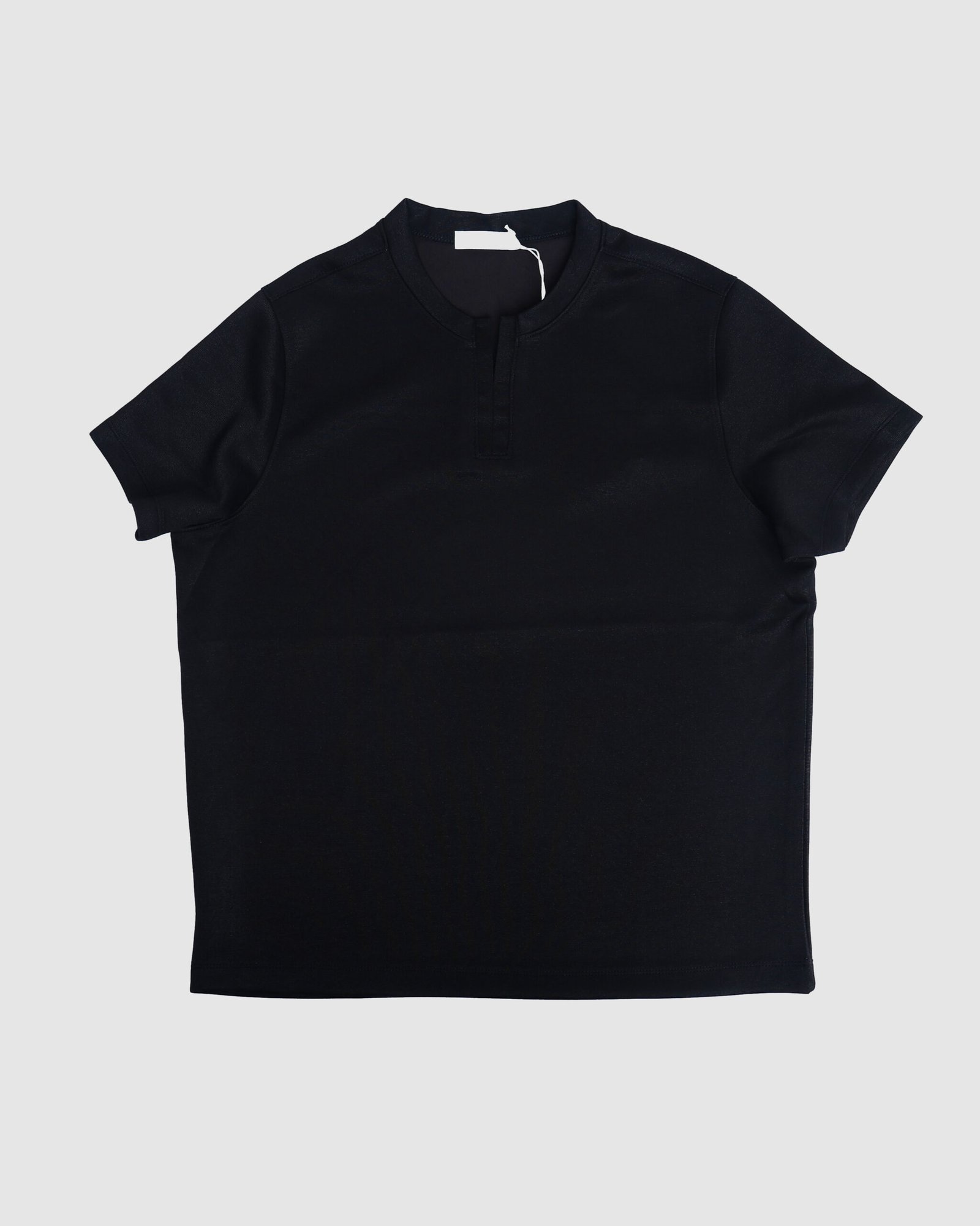 IMG_9459 Minimal Buttonless Henley T-Shirt - Image 1